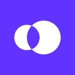 2. Overlapping white circles on a purple background symbolize TrueNumber's advanced number validation and verification solutions for businesses.