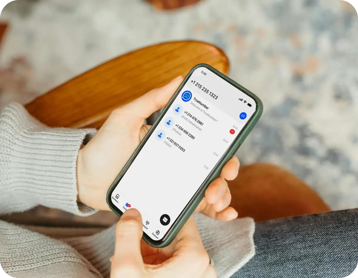 Efficient spam call blocking and caller ID with TrueNumber app on smartphone, showcasing modern call management, security features, and reliable telecommunication solutions for enhanced user safety.